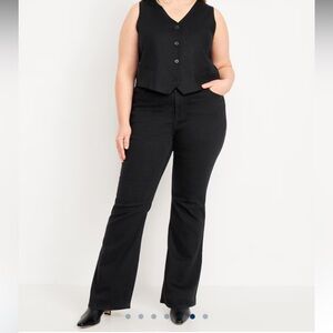 NWT Old Navy Higher High Rise Flare Jeans Secret Smooth Pockets Size 16 Petite